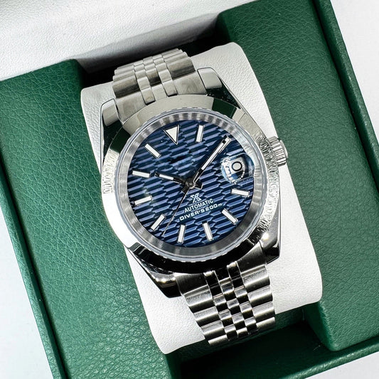 Mod Oyster Perpetual Blue Motif