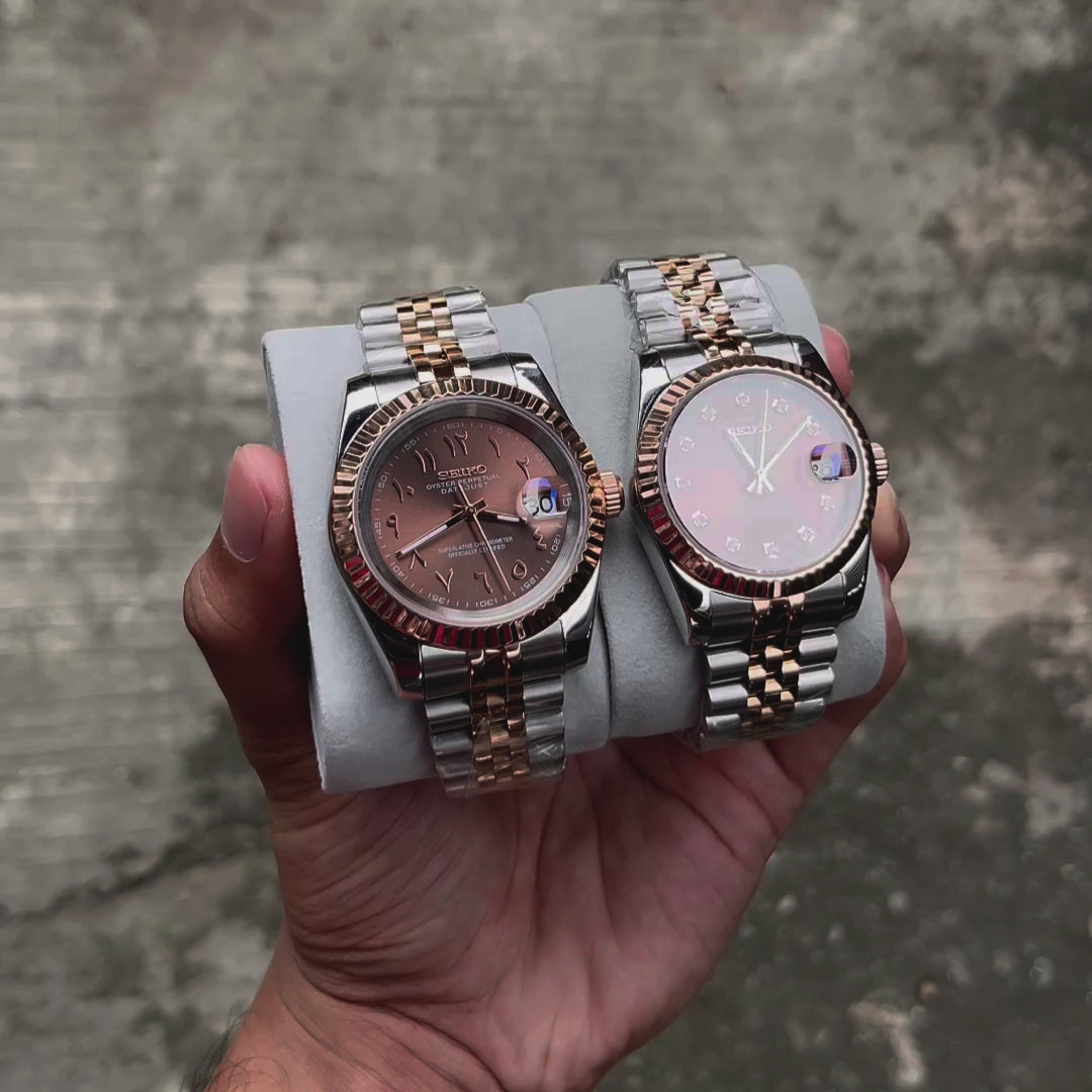 DATEJUST CHOCOLATE ROSE GOLD ARABIC (EID)
